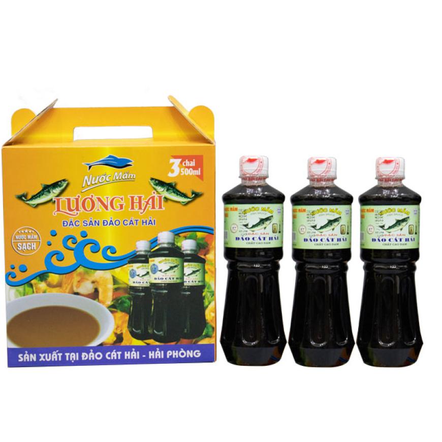 Nước mắm chắt cao đạm chai 500ml